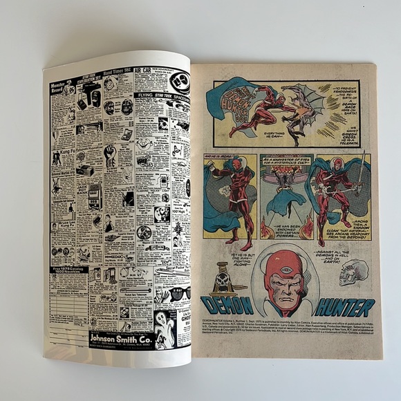 DEMON HUNTER #1 Rich Buckler 1975 Atlas Comics EUC Fantastic Origin Issue - Picture 3 of 6
